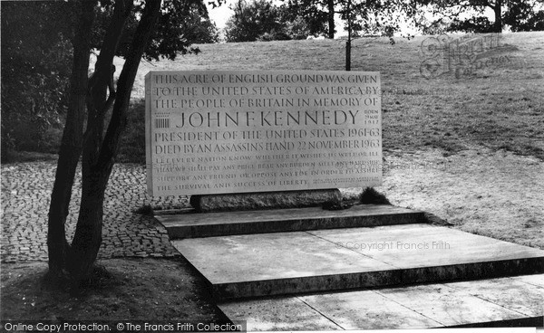 Photo of Runnymede, John Kennedy Memorial c.1960