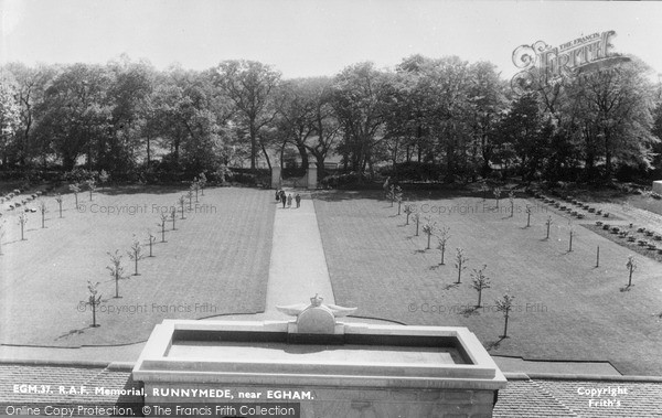 Photo of Runnymede, RAF Memorial c.1960