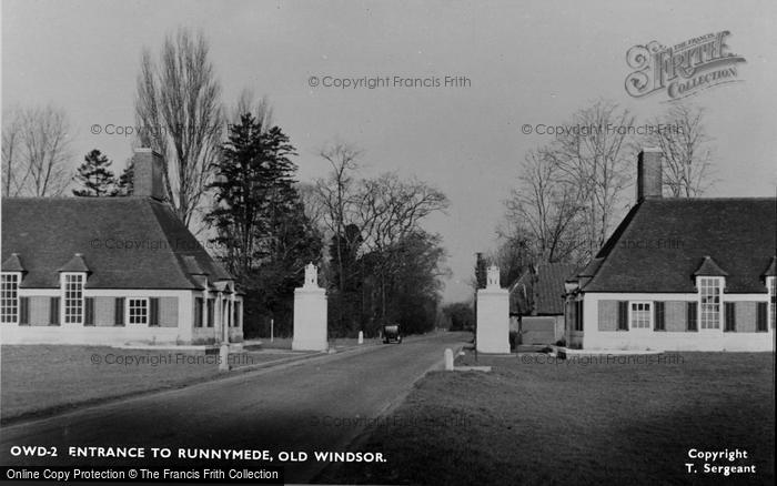 Photo of Runnymede, The Entrance c.1950