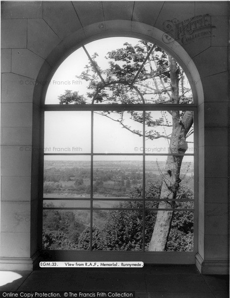 Photo of Runnymede, View From RAF Memorial c.1960