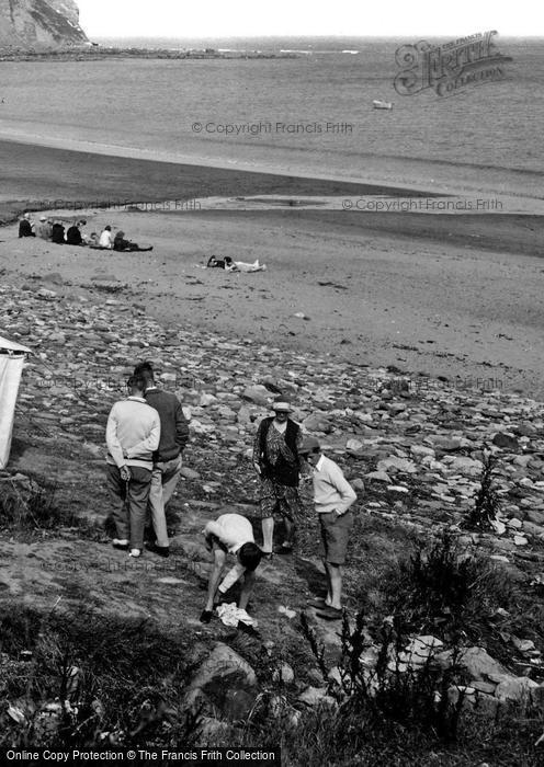 Photo of Runswick, A Family On The Beach 1929