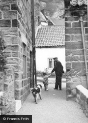 Runswick, An Alley c.1955, Runswick Bay