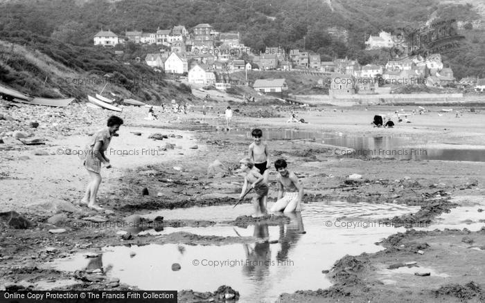 Photo of Runswick, Children On The Beach c.1965
