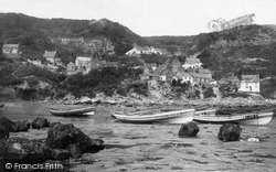 Runswick, From The Beach c.1885, Runswick Bay