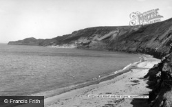 Runswick, Kettleness Point And The Cliffs c.1960, Runswick Bay