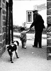 Runswick, Taking A Walk c.1955, Runswick Bay