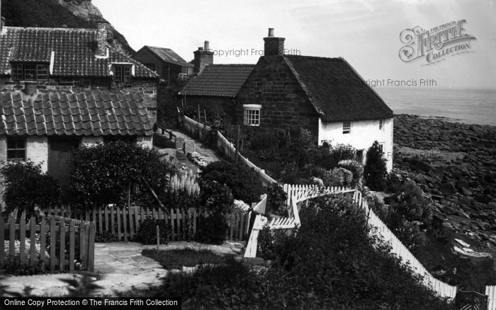 Photo of Runswick, Thatched Cottage 1936