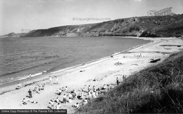 Photo of Runswick, The Beach And Headland c.1955