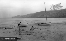 Runswick, The Beach And Kittleness Point c.1965, Runswick Bay