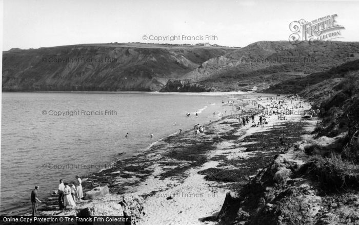 Photo of Runswick, The Beach c.1955