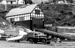 Runswick, The Beach, Lifeboat Station c.1965, Runswick Bay