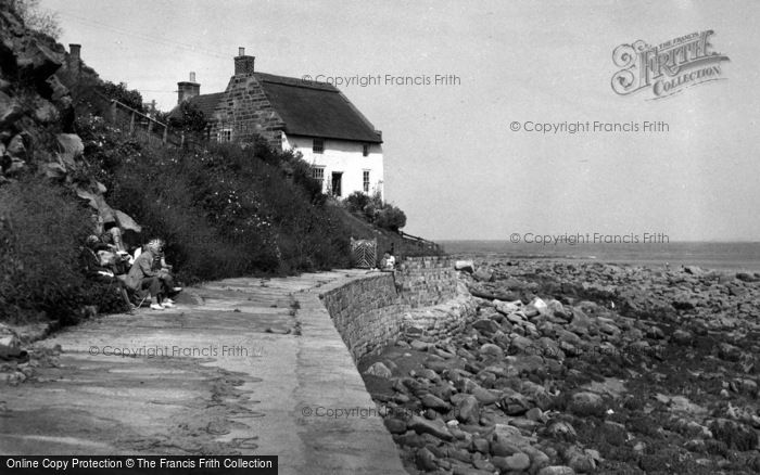 Photo of Runswick, The Thatched Cottage c.1955