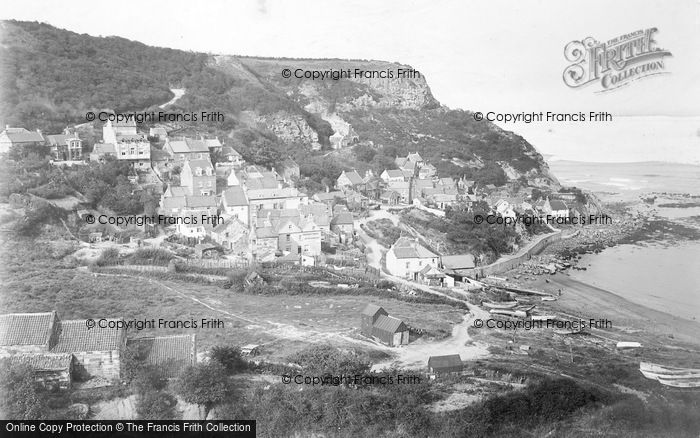 Photo of Runswick, The Village And Cliff c.1900