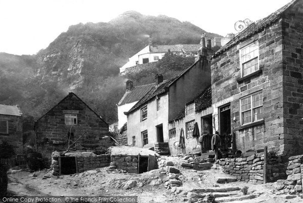 Photo of Runswick, The Village c.1885