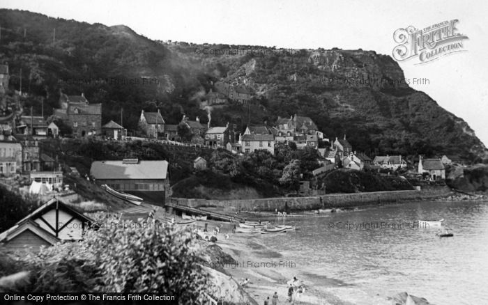Photo of Runswick, The Village c.1955