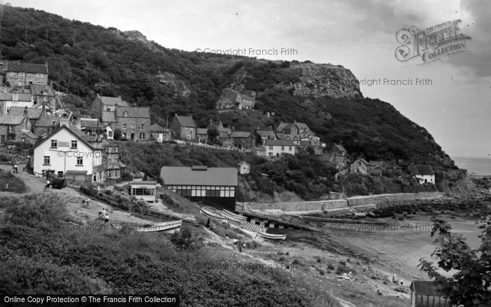 Photo of Runswick, The Village c.1955