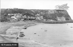 Runswick, View Across The Bay c.1955, Runswick Bay