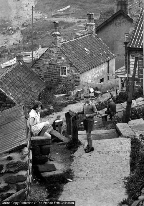 Photo of Runswick, Villagers 1927