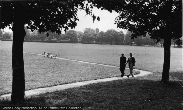 Photo of Rushden, Spencer Park c.1955