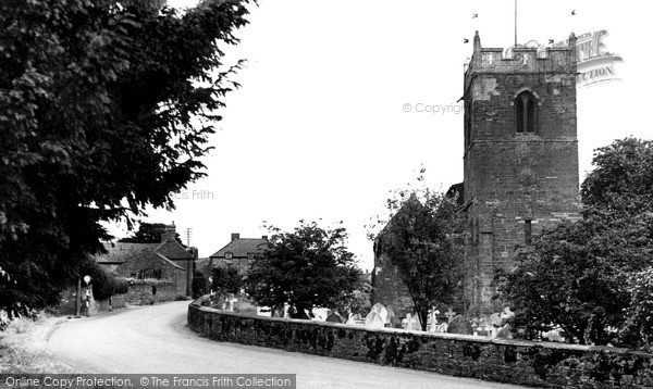 Photo of Rushton, All Saints Church c.1955