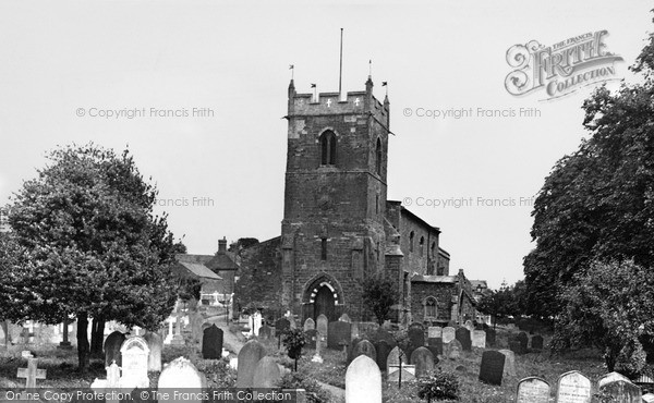 Photo of Rushton, All Saints' Church c.1955