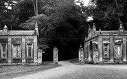 Rushton, Hall, the Lodge Gates c1955