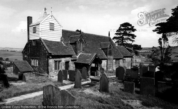 Photo of Rushton Spencer, St Lawrence's Church c.1955