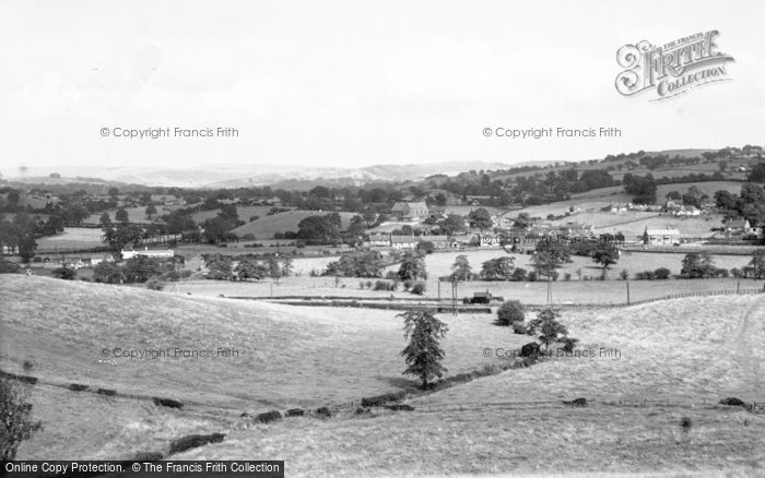 Photo of Rushton Spencer, View From The Church c.1955