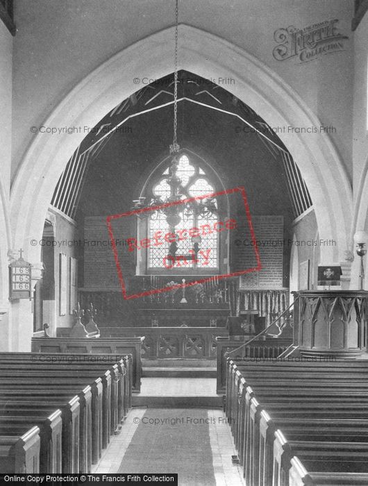 Photo of Rusper, St Mary Magdalene's Church Interior 1909