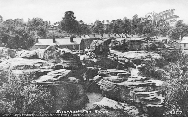 Photo of Rusthall, The Rocks c.1955