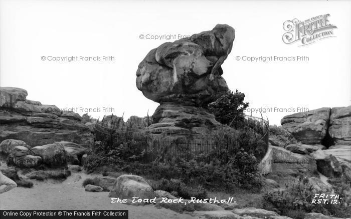 Photo of Rusthall, The Toad Rock c.1955