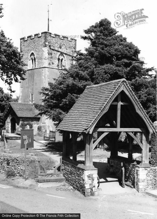 Photo of Rustington, Church Of St Peter And St Paul And Lychgate c.1965