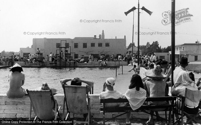 Photo of Rustington, Mallon Dene, Swimming Pool c.1955