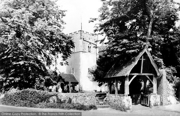 Photo of Rustington, Parish Church Of St Peter And St Paul And Lychgate c.1960