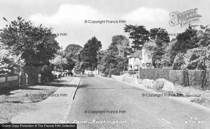 Photo of Rustington, Sea Lane c.1960
