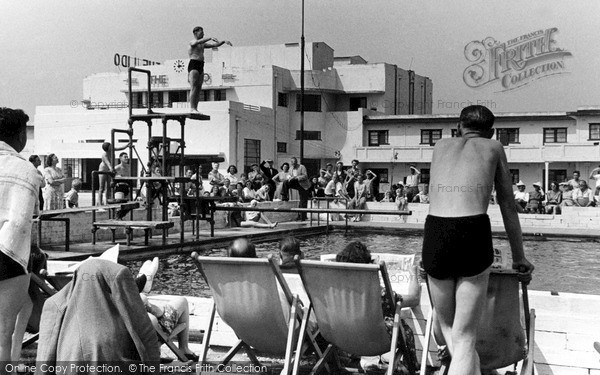 Photo of Rustington, Swimming Gala, Mallon Dene c.1955
