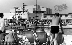 Rustington, Swimming Gala, Mallon Dene c1955