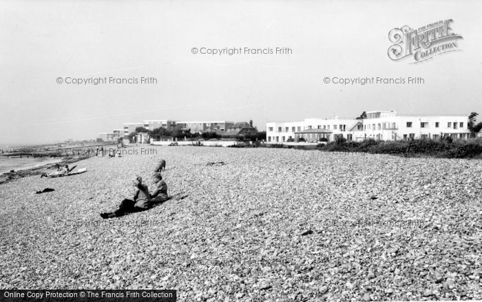 Photo of Rustington, The Beach c.1965