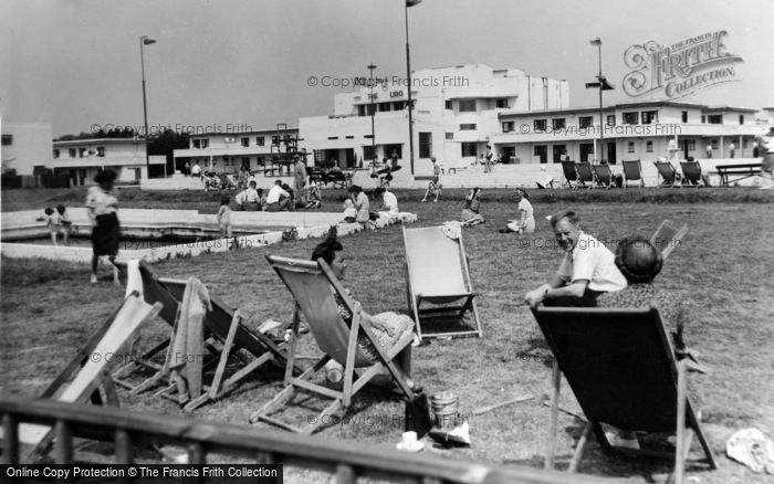 Photo of Rustington, View From The Beach c.1950