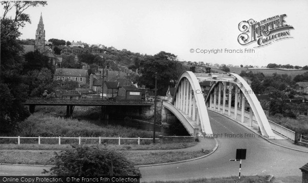 Photo of Ruswarp, Bridge And Church c.1955