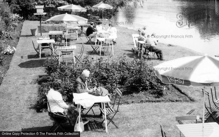 Photo of Ruswarp, Chain Bridge Tea Gardens c.1960