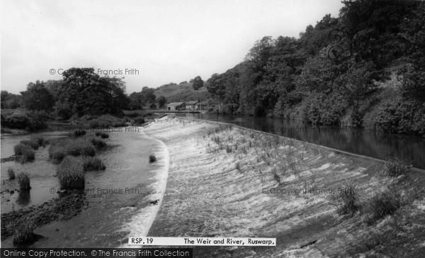 Photo of Ruswarp, The Weir And River c.1960