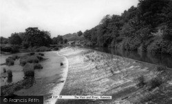 The Weir And River c.1960, Ruswarp