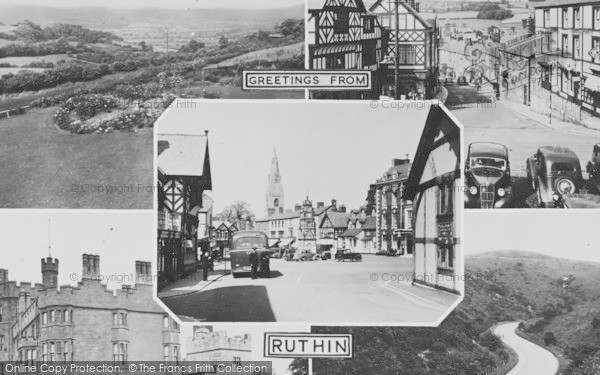Photo of Ruthin, Composite c.1955