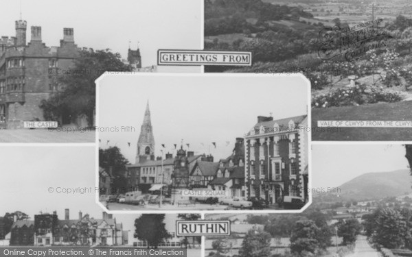 Photo of Ruthin, Composite c.1960
