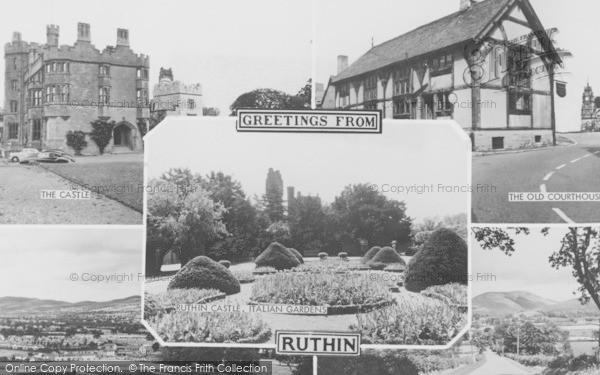 Photo of Ruthin, Composite c.1960
