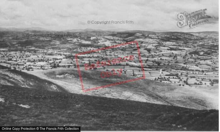 Photo of Ruthin, From Moel Famau c.1960