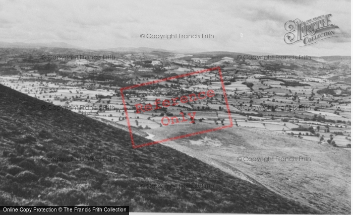 Photo of Ruthin, From Moel Famau c.1960