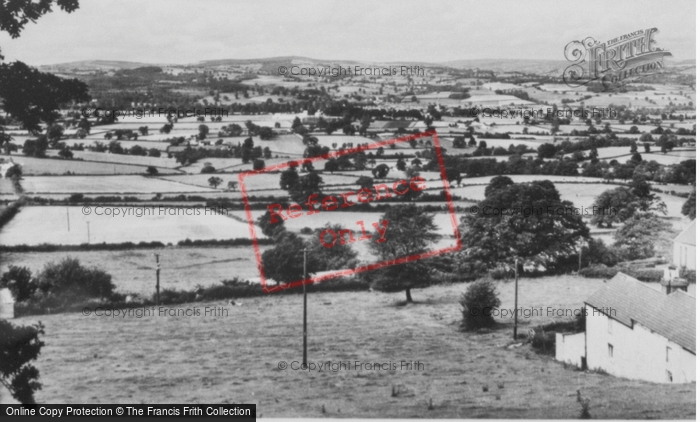 Photo of Ruthin, General View c.1955