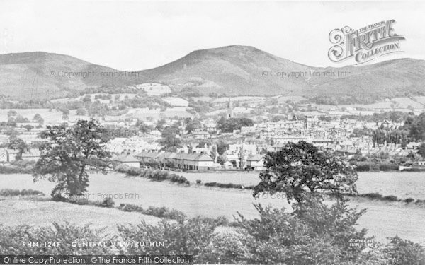 Photo of Ruthin, General View c.1955